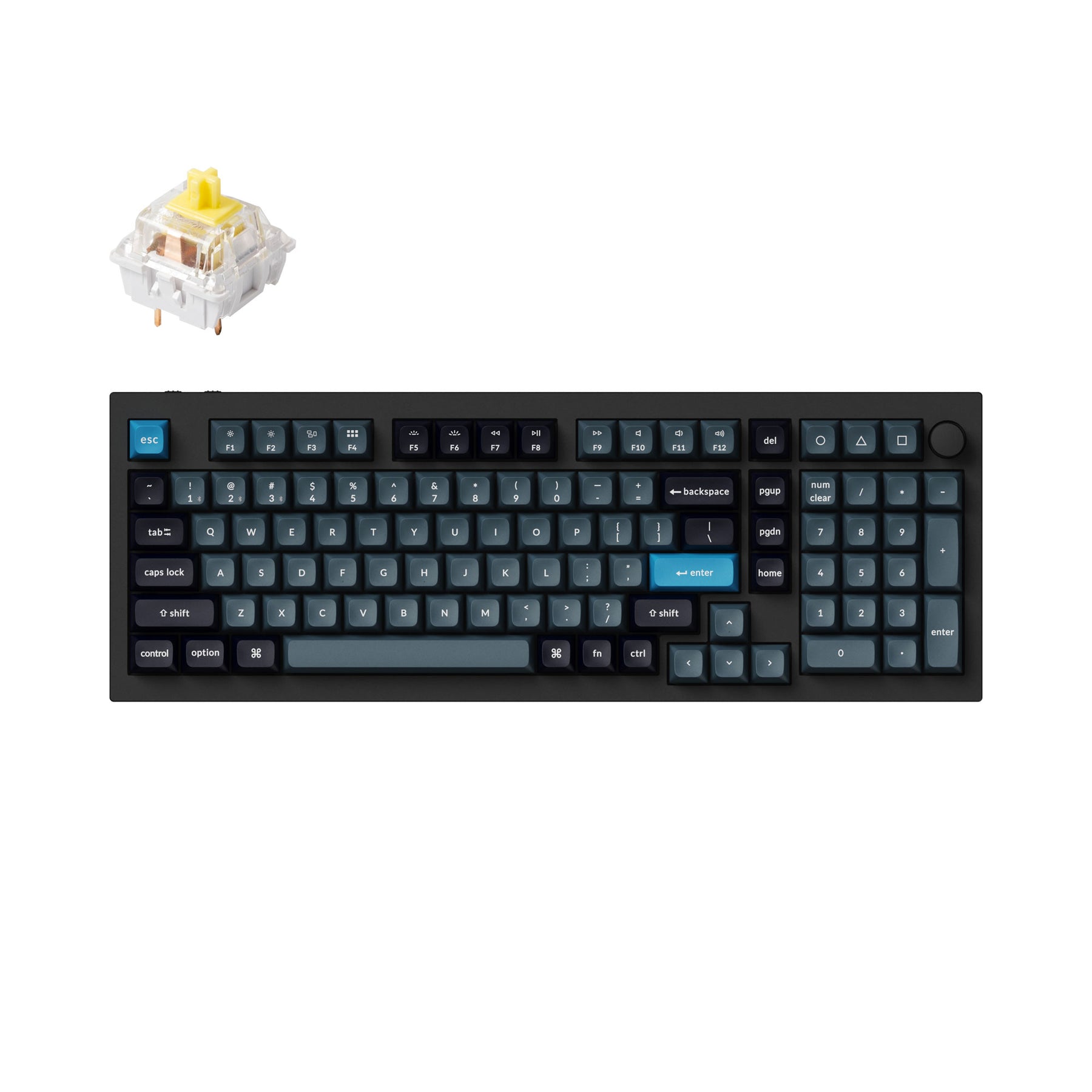 Teclado mecánico personalizado inalámbrico Keychron Q5 Pro QMK/VIA - Diseño ANSI