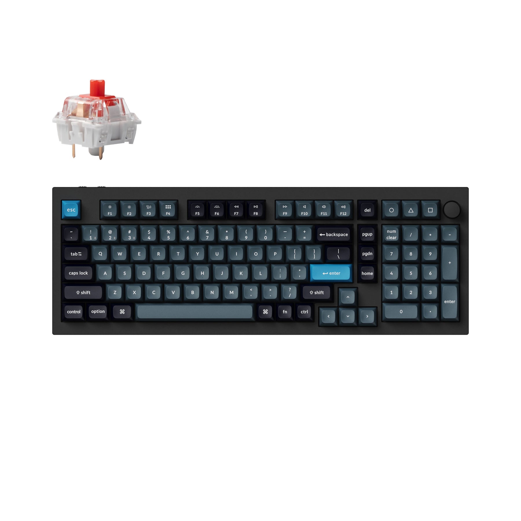 Teclado mecánico personalizado inalámbrico Keychron Q5 Pro QMK/VIA - Diseño ANSI