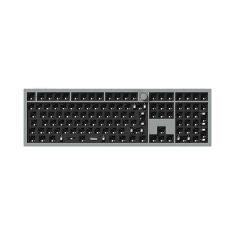 Keychron q6 pro qmk/via coleção de layout iso de teclado mecânico personalizado sem fio