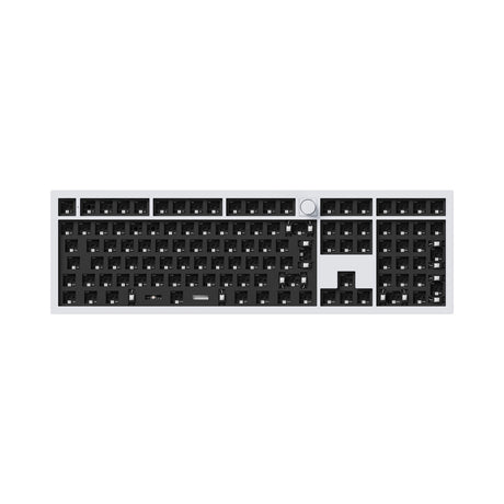 Keychron q6 pro qmk/via coleção de layout iso de teclado mecânico personalizado sem fio