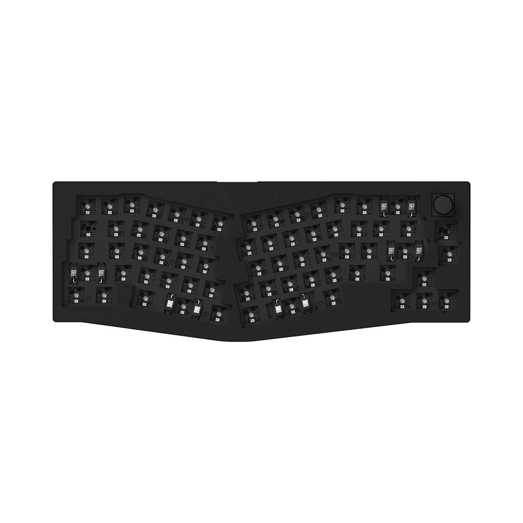 Keychron V8 (diseño Alice) Teclado mecánico personalizado QMK (diseño ANSI de EE. UU.)