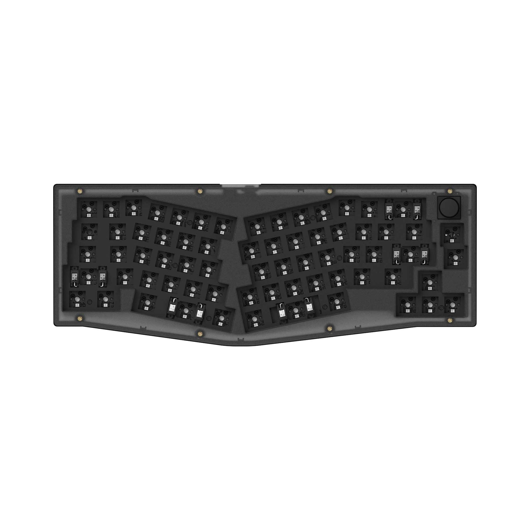 Keychron V8 (diseño Alice) Teclado mecánico personalizado QMK (diseño ANSI de EE. UU.)