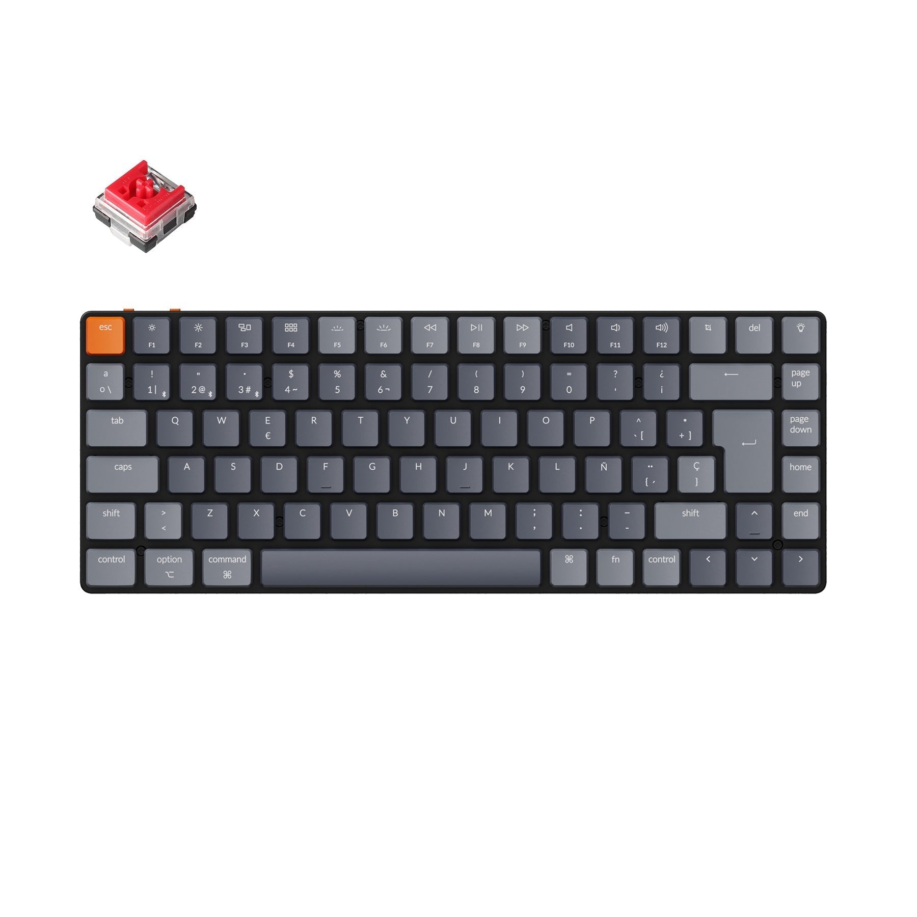 Keychron K3 Ultra-slim Wireless Mechanical Keyboard (ES ISO Layout) - Version 2