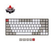 keychron k2 non backlight version mechanical keyboard red switch for mac windows
